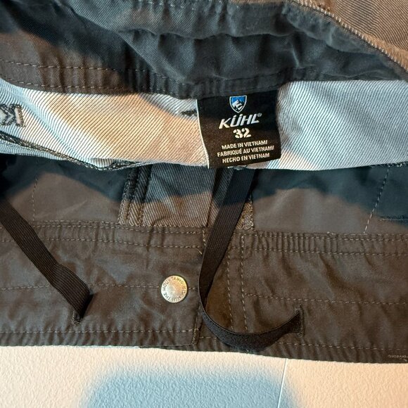 Kuhl Men 32 Shift Amfib Short Performance Dark Gray Adjustable Waist Everyday - Picture 3 of 9